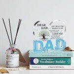 Heart-Shaped Dad Gift Plaque Under $10