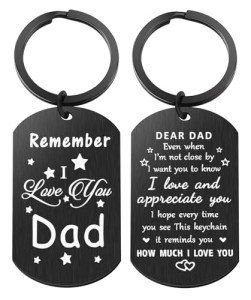 Love You Dad Keychain – Perfect Gift Under $10