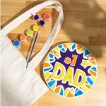 Paint Your Own #1 Dad Stepping Stone Set