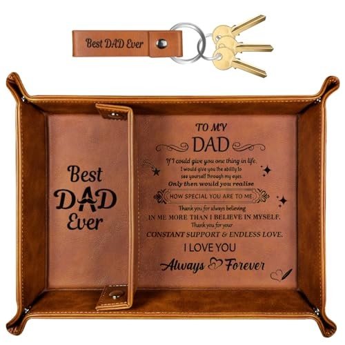 Top Dad Gifts Under $10: Valet Tray & Keychain