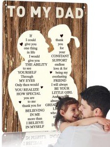 Retro Tin Sign - Unique Gift for Dad