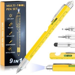 9-in-1 Multitool Pen: Perfect Gift for Dad