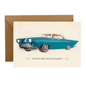 Father's Day Card with Vintage Classic Car Design