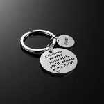 Sweet Dad Keychain from Daughter – Always My Hero