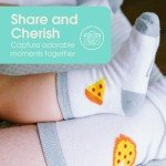 Funny Dad and Baby Pizza Slice Socks