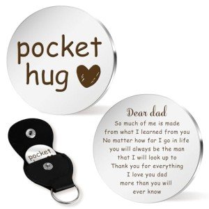 Pocket Hug Keychain for Dad's Special Day