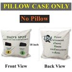 Father's Day Throw Pillow Case for Dad