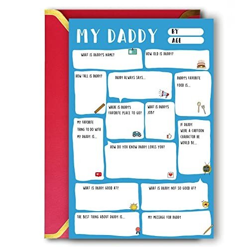 Funny Daddy Father's Day Card - Fill in Gift