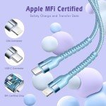 3-Pack 3FT USB C to Lightning Fast Cables