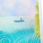 Father's Day Cards Set – Watercolor Landscapes (6 Pack)