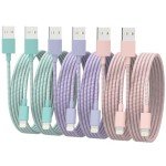 6-Pack Fast Charging iPhone Lightning Cables