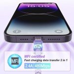 6-Pack Fast Charging iPhone Lightning Cables