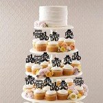 24 Pack Father's Day Cupcake Toppers - Glitter Hats