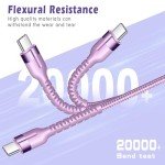 3-Pack 3FT USB C to Lightning Fast Cables