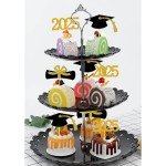 2025 Graduation Cupcake Toppers - 48 Pieces