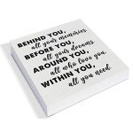Graduation Quote Wooden Box Sign - Rustic Decor