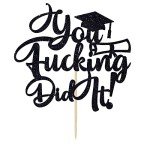 Funny Graduation Cake Topper for Class of 2025
