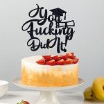 Funny Graduation Cake Topper for Class of 2025