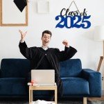 Class of 2025 Wooden Sign for Graduation Decor