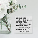Graduation Quote Wooden Box Sign - Rustic Decor