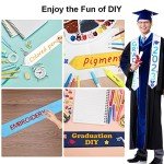 Plain White Graduation Stole for Class of 2024