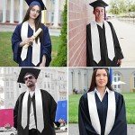Plain White Graduation Stole for Class of 2024