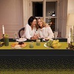 Graduation Table Cloths - Black & Gold Pack