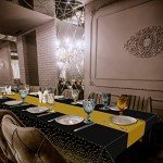 Graduation Table Cloths - Black & Gold Pack