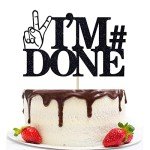 Congrats Grad Cake Topper – Class of 2025