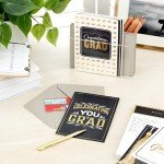 Graduation Card Set - Black and Gold Designs