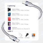 3-Pack 3FT USB C to Lightning Fast Cables