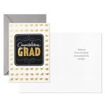 Graduation Card Set - Black and Gold Designs