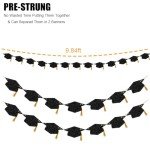 Class of 2025 Glitter Graduation Banner with Tassel