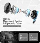 Schainyan Wired Earbuds with Microphone - Snow White