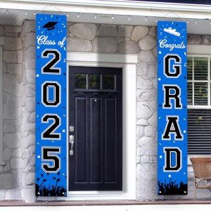 Class of 2025 Graduation Banner – Blue Decor
