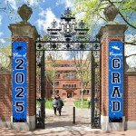 Class of 2025 Graduation Banner – Blue Decor