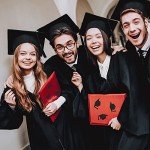 Black Graduation Cap Stickers - 600 Pack