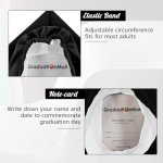 Matte Graduation Cap with 2025 Tassel - Black