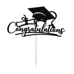 2025 Graduation Cake Topper - Congrats Grad Decor