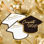 Graduation Advice Cards - 50 Pack (Black)