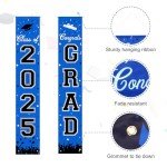 Class of 2025 Graduation Banner – Blue Decor