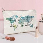 World Map Makeup Bag - Perfect Graduation Gift