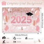 Pink Graduation Decorations for Class of 2025