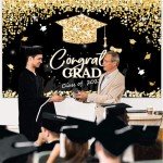 2025 Graduation Decorations: Banner and Backdrop Set