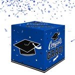 Gatherfun Blue Graduation Party Decor Gift Box