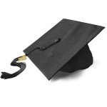 Matte Graduation Cap with Tassel & Year Charm