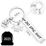 2025 Graduation Keychain for Him and Her