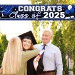 Blue Congrats Grad Banner - Class of 2025