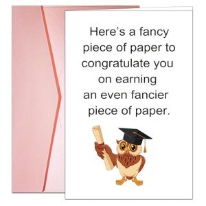 Graduation Congratulation Card for New Grads