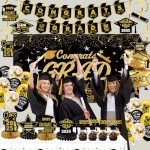 Black and Gold 2025 Graduation Party Supplies